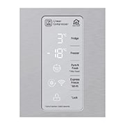 LG 530L Slim French Door Fridge - Stainless Finish, GF-B590PL